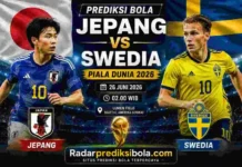 Prediksi Bola Jepang vs Swedia 26 Juni 2026 Piala Dunia prediksi bola jepang vs swedia 26 juni 2026